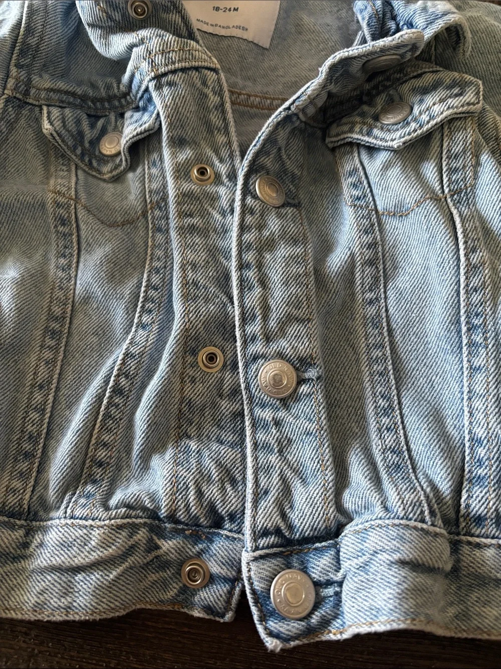 Old Navy Light Blue Denim Jean Jacket for Kids